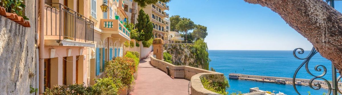 De kust van Monaco