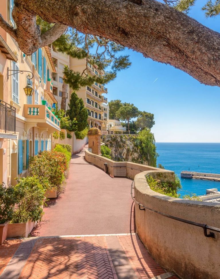 De kust van Monaco