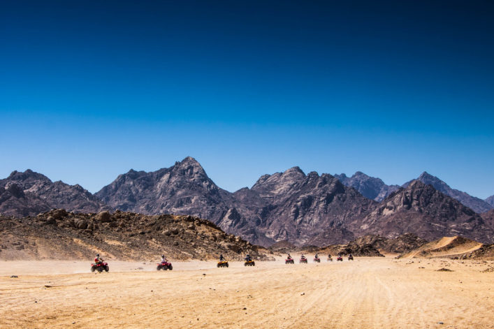 Quad tour in de Egyptische woestijn