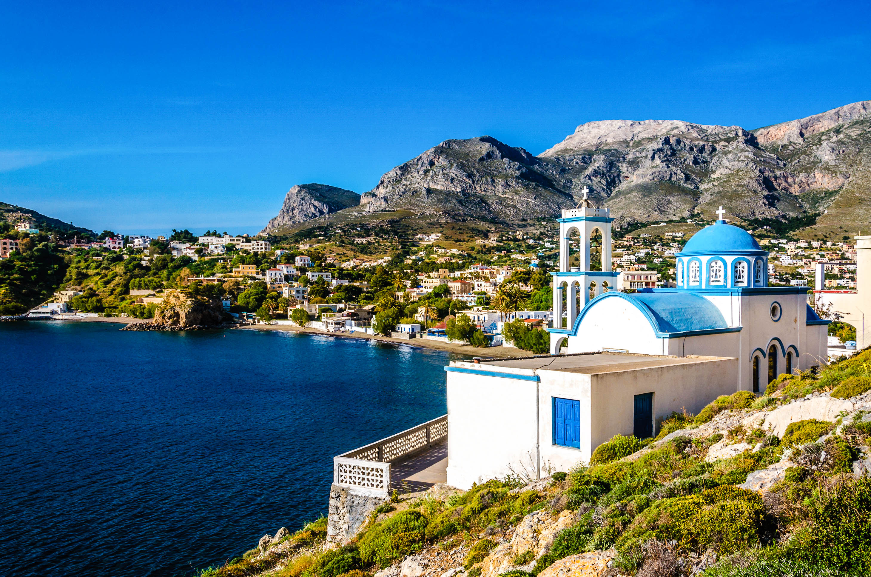 Kerk op het Griekse eiland Kos