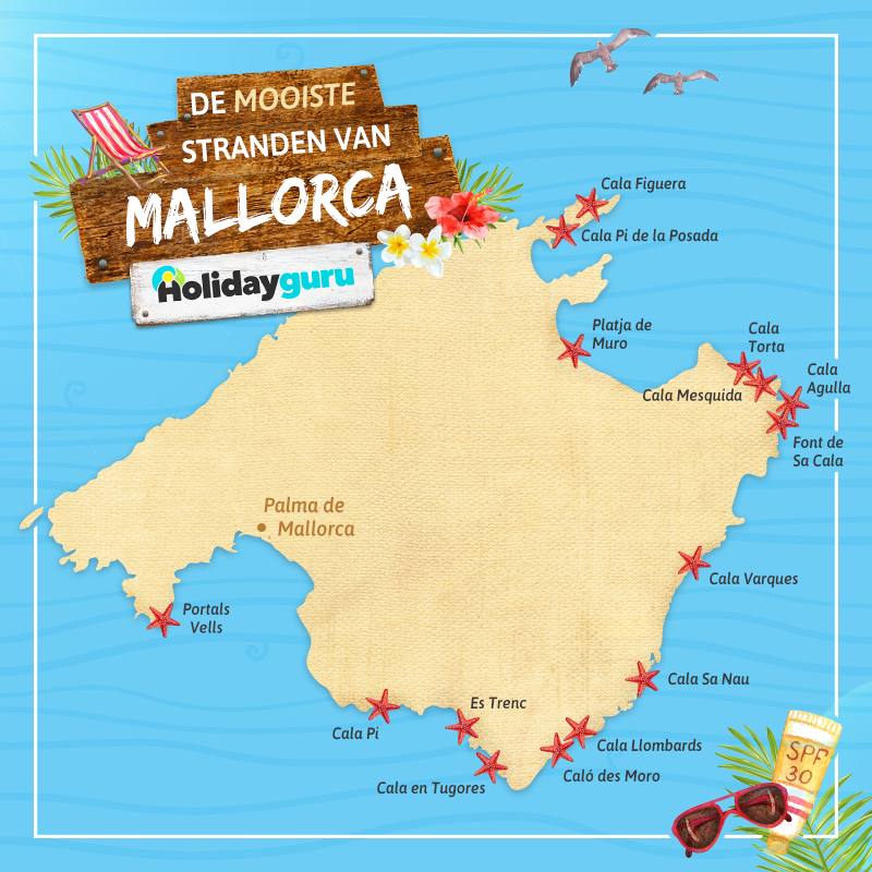 De mooiste stranden van Mallorca