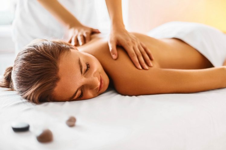 Massage in het wellnessresort