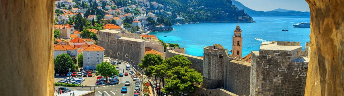 Uitzicht op Dubrovnik