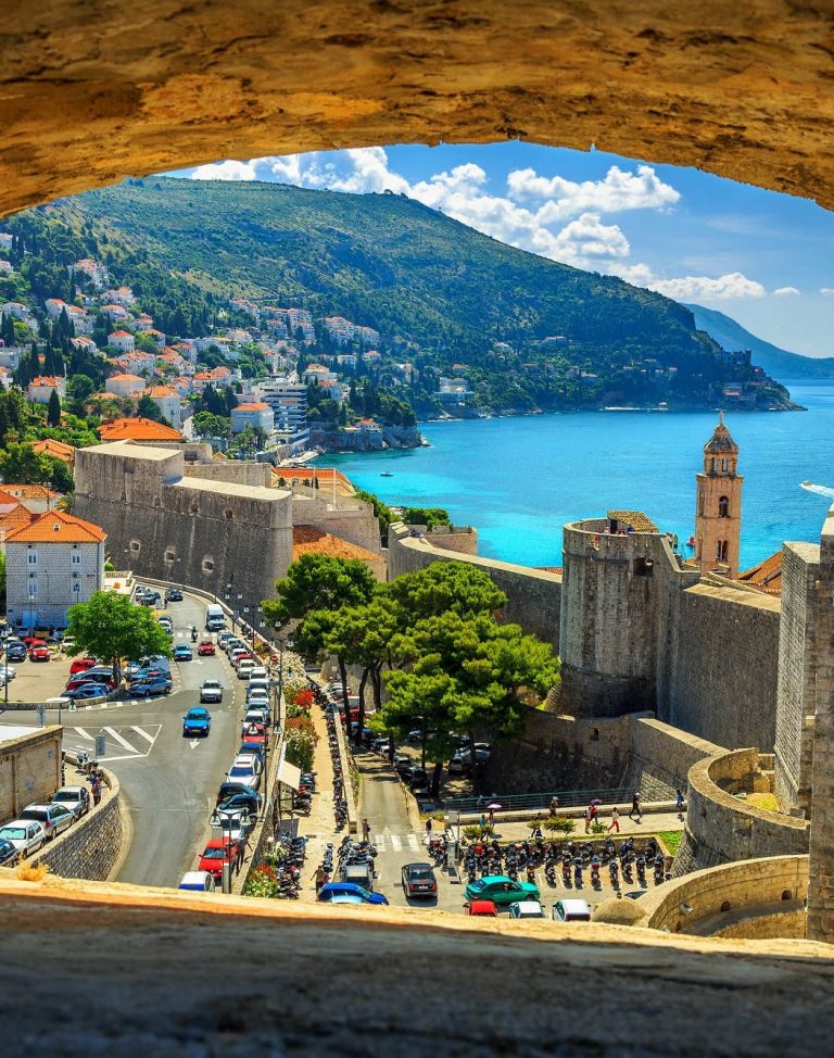 Uitzicht op Dubrovnik