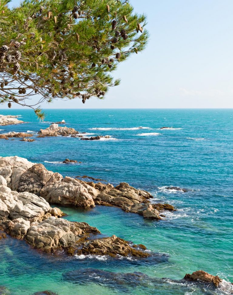 De kust nabij Girona