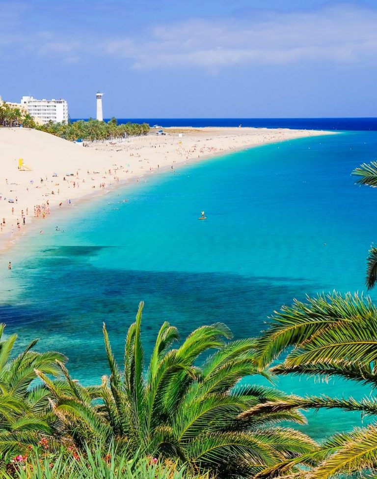 Het strand van Playa de Morro op Fuerteventura