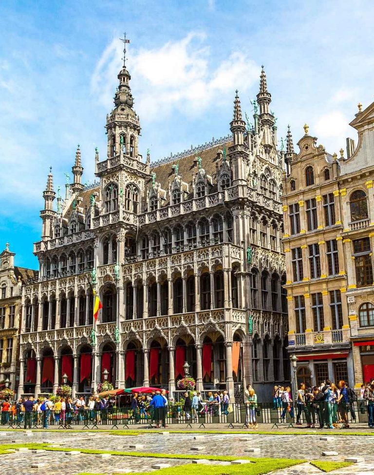 Het oude stadhuis van Brussel