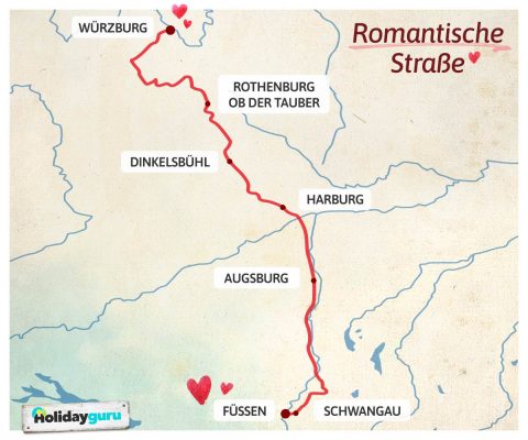 De Romantische Straße: de mooiste autoroute van Duitsland