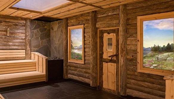 De sauna van Fontana Bad Nieuweschans