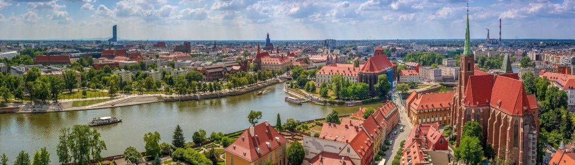 Uitzicht op Wroclaw